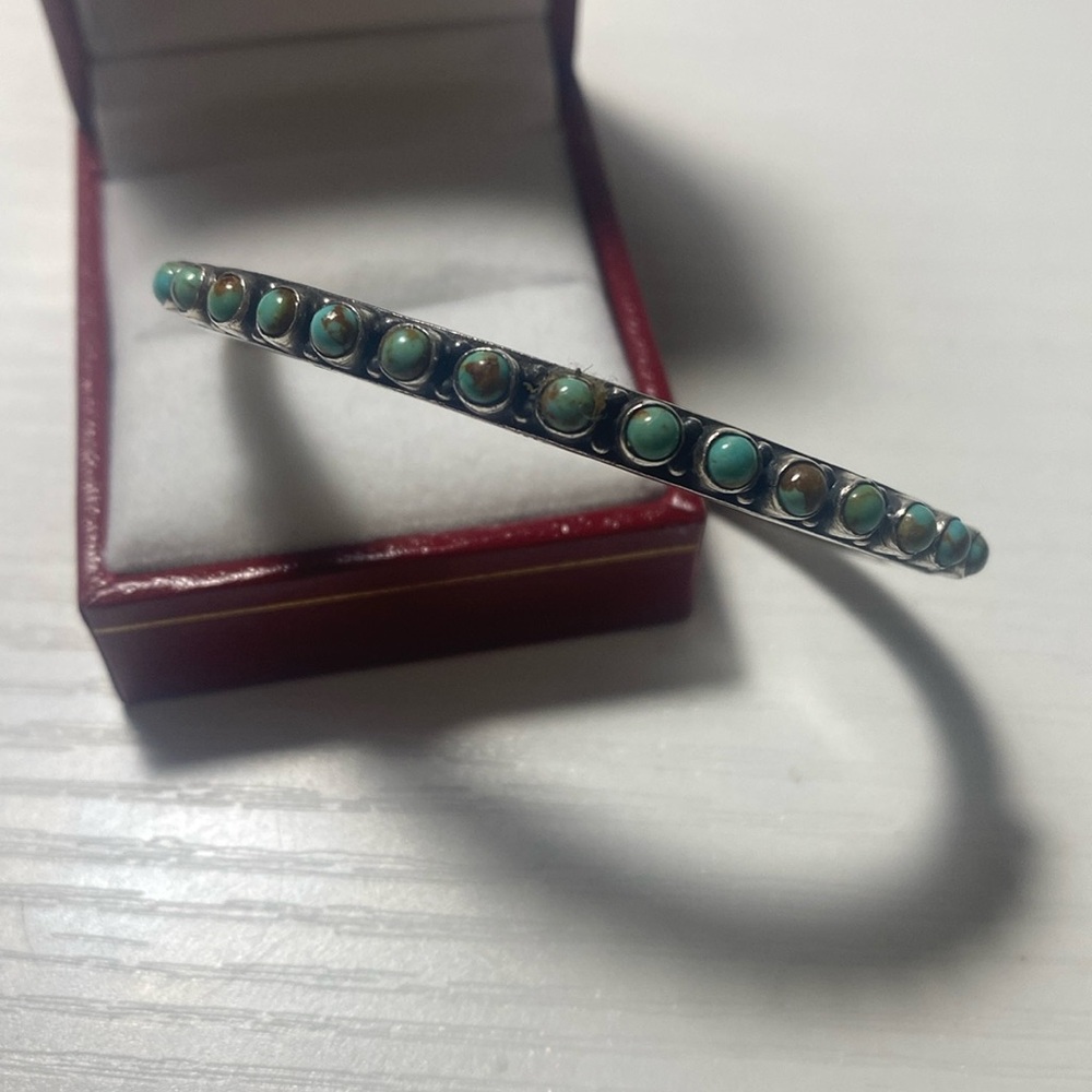 Sterling Silver Turquoise Cuff